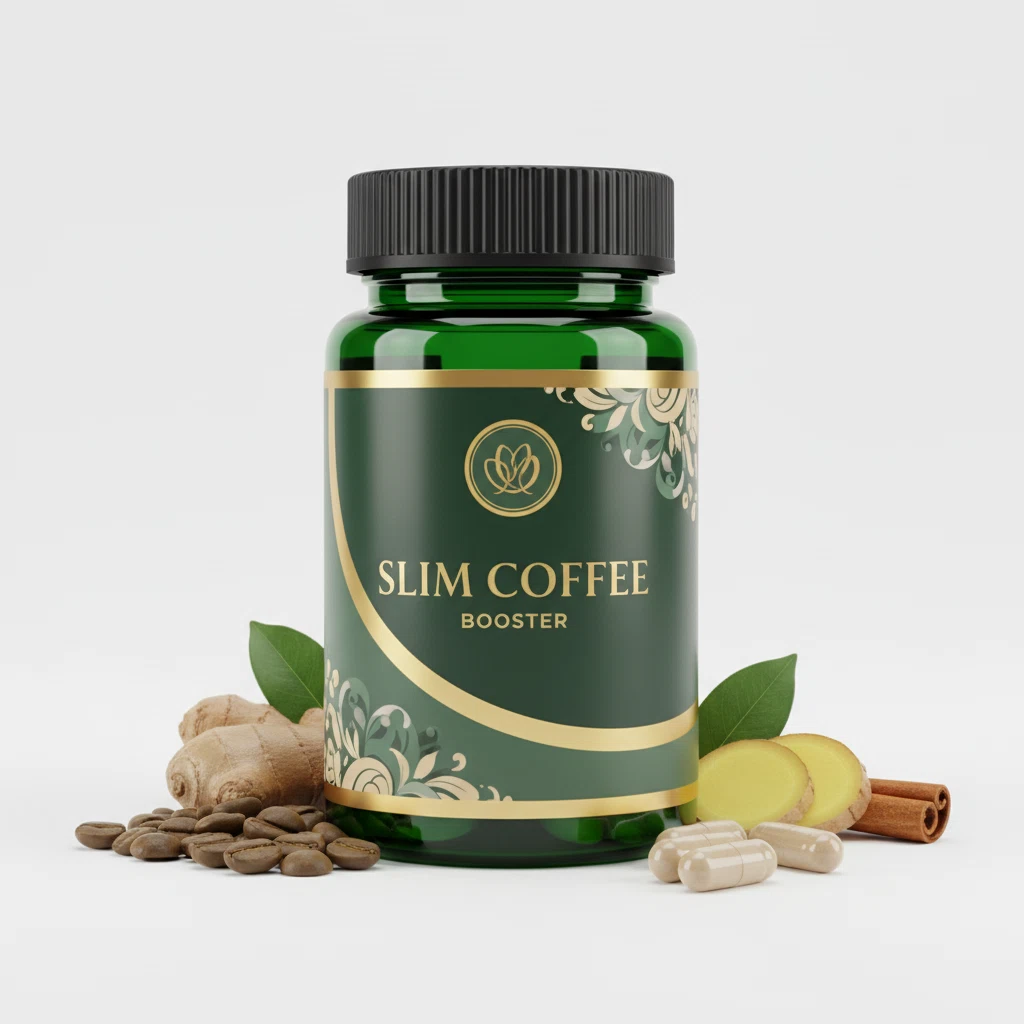 Slim Coffee Booster supplement box - plant extract coffee blend for metabolism support
